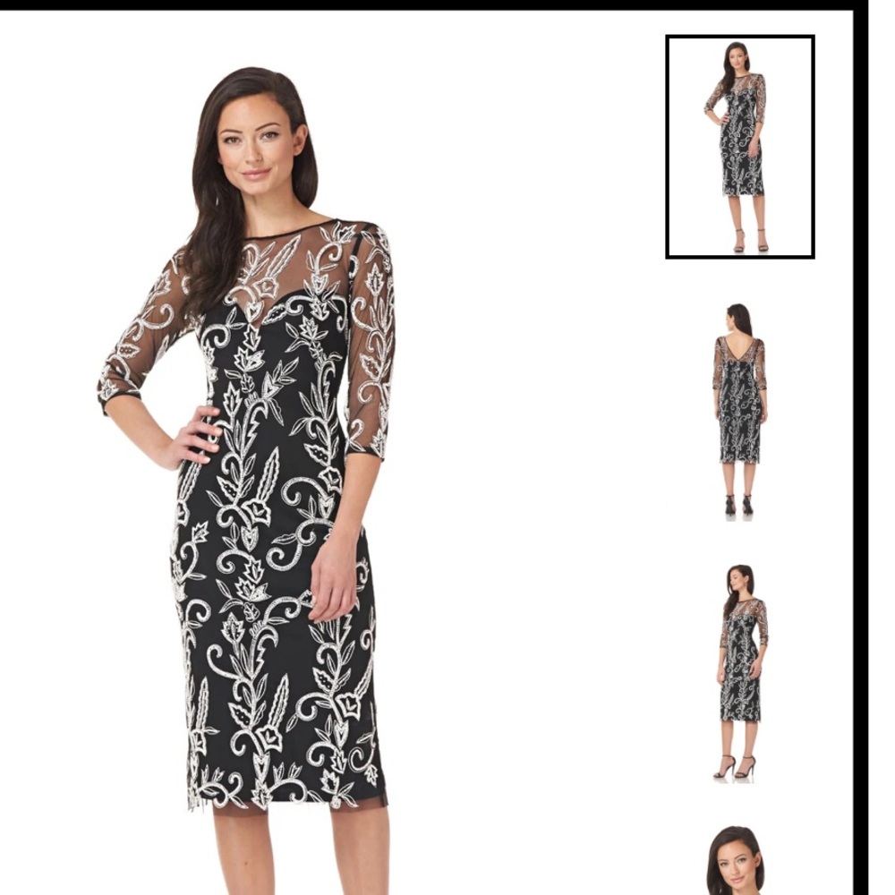 Beaded MIDI Dress